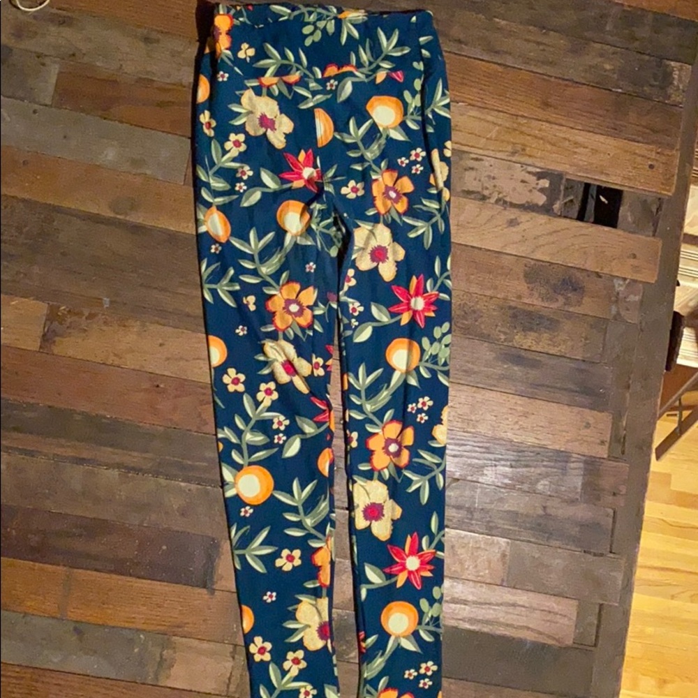 Floral leggings